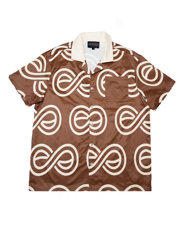 Envy Forever Monogram Button Down (Brown)